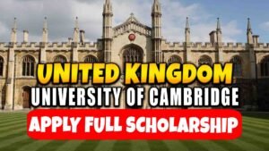 Cambridge International Scholarship United Kingdom
