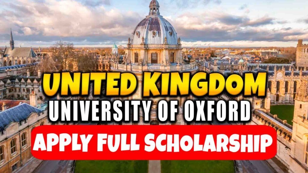 University of Oxford Clarendon Scholarship United Kingdom